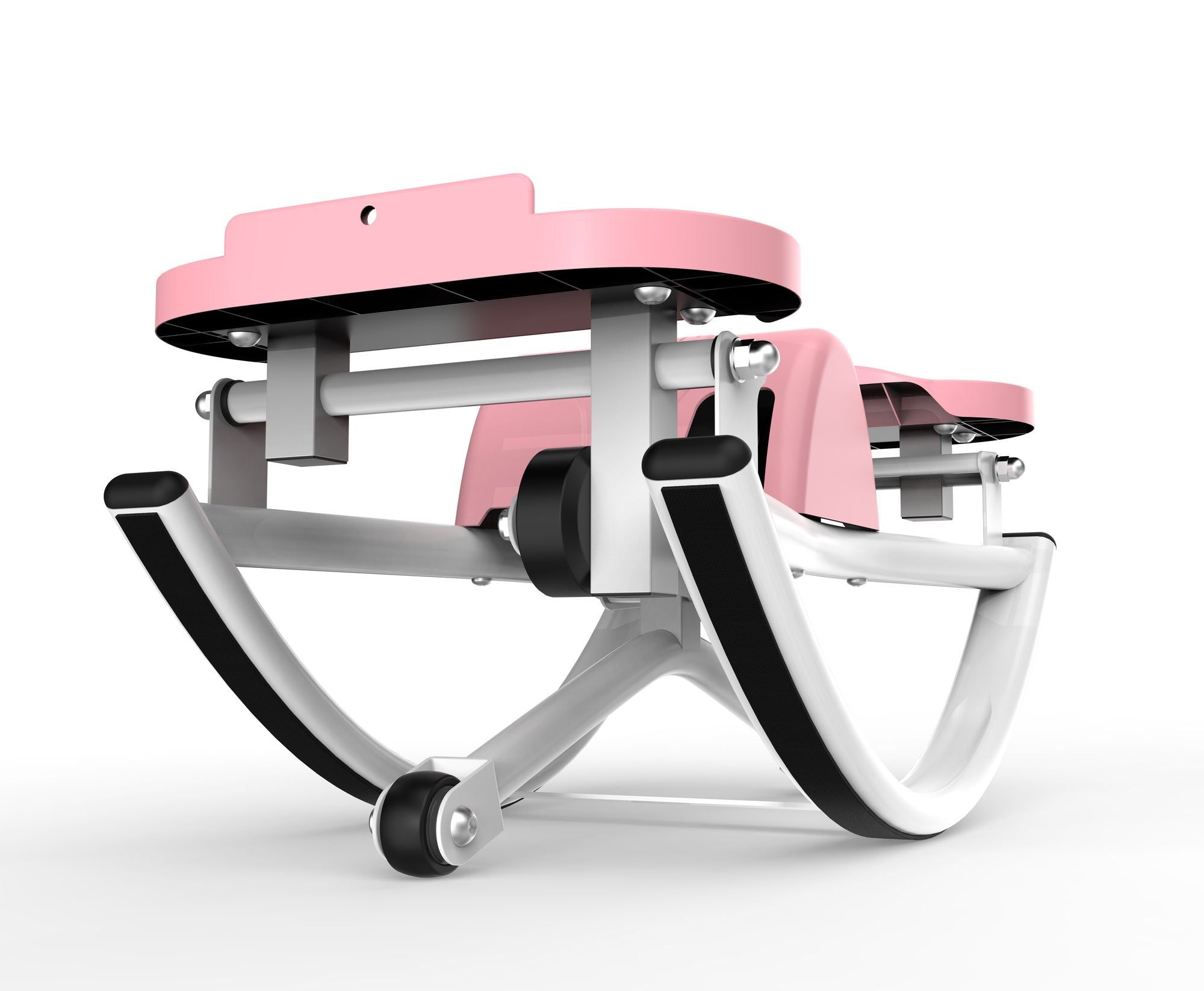 Berry Charmz lateral stepper machine with resistance bands, anti-slip mat, and LCD monitor for home workout exercise.
