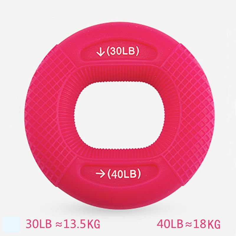 Berry Charmz hand grip strength ring for muscle training, silicone finger ring for body building and carpal expansion exercises.