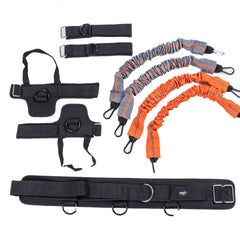 Berry Charmz full body strength and resistance training kit with resistance bands, handles, and ankle straps for versatile workouts.