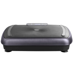 Black Berry Charmz vibration plate exercise machine with remote and two resistance bands, designed for whole body workouts.