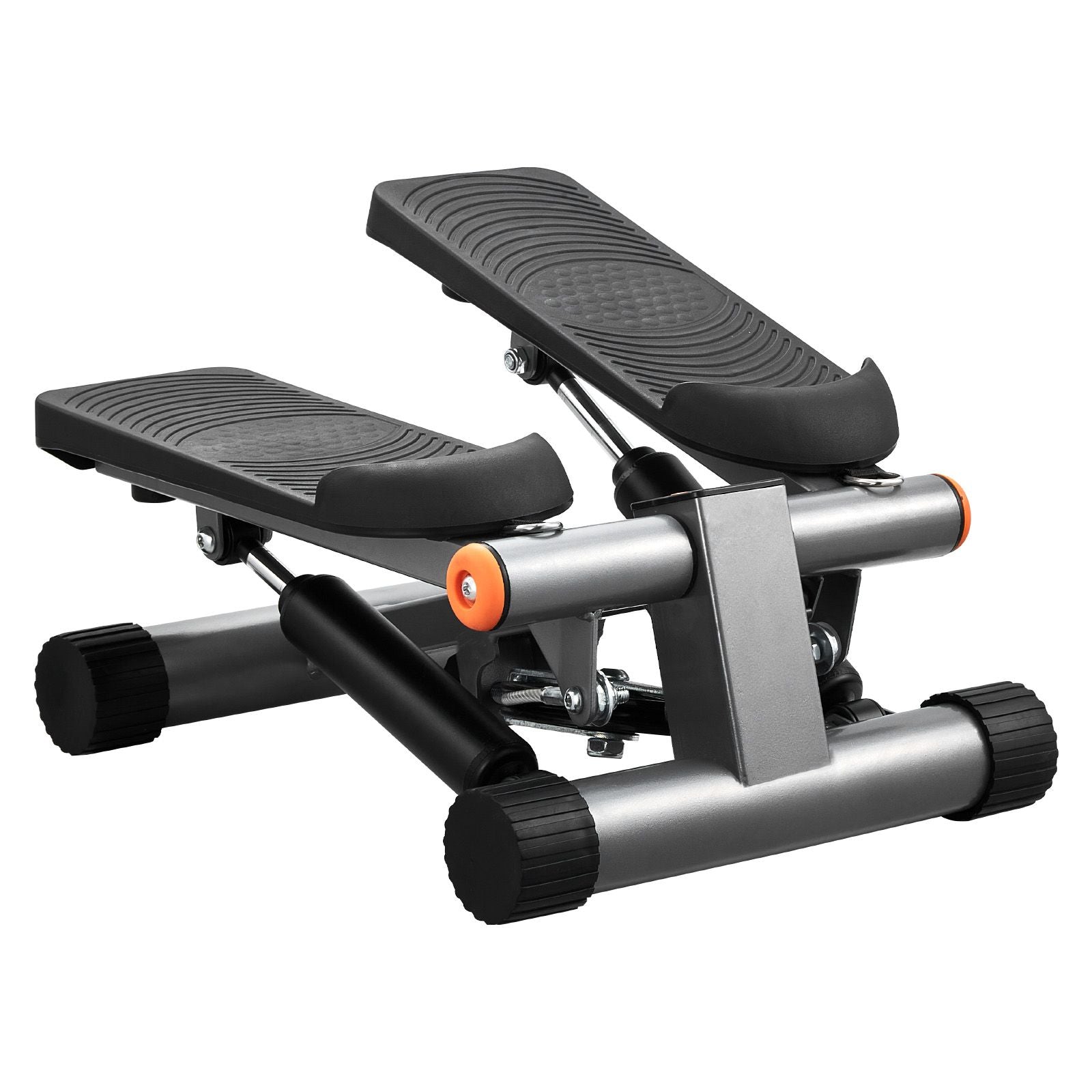Berry Charmz mini stair stepper with resistance bands, LCD monitor, hydraulic design, suitable for full body cardio workouts at home.