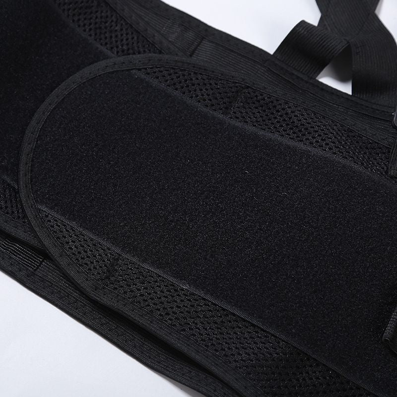Berry Charmz adjustable weightlifting belt with shoulder strap and back support for lower back pain during workout and fitness training.