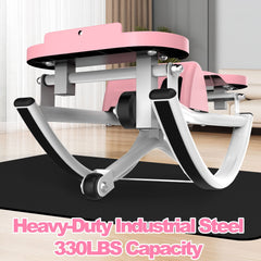 Berry Charmz lateral stepper machine with resistance bands, anti-slip mat, and LCD monitor for home workout and cardio training.