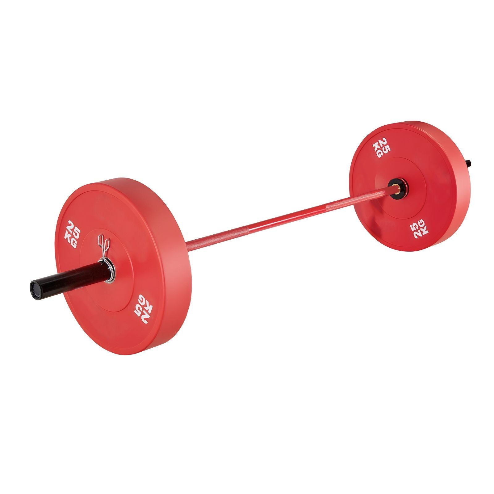 Berry Charmz 6FT barbell bar with knurled grip, fits 2-inch plates, suitable for weightlifting, squat, deadlift, and strength training