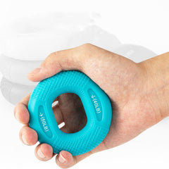 Berry Charmz 40-80LB strength hand grip ring for muscle training, silicone finger ring for fitness and bodybuilding exercises.