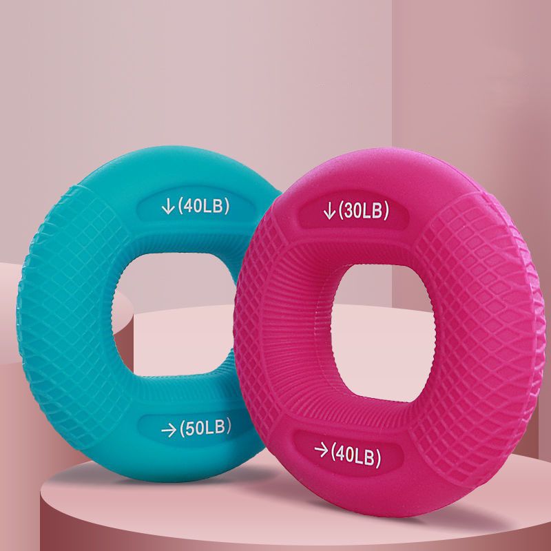 Berry Charmz 40-80LB hand grip strength training ring with silicone material for muscle building and finger exercise.