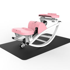 Berry Charmz lateral stepper with resistance bands, anti-slip mat, and LCD monitor for home workout stair stepping exercise.