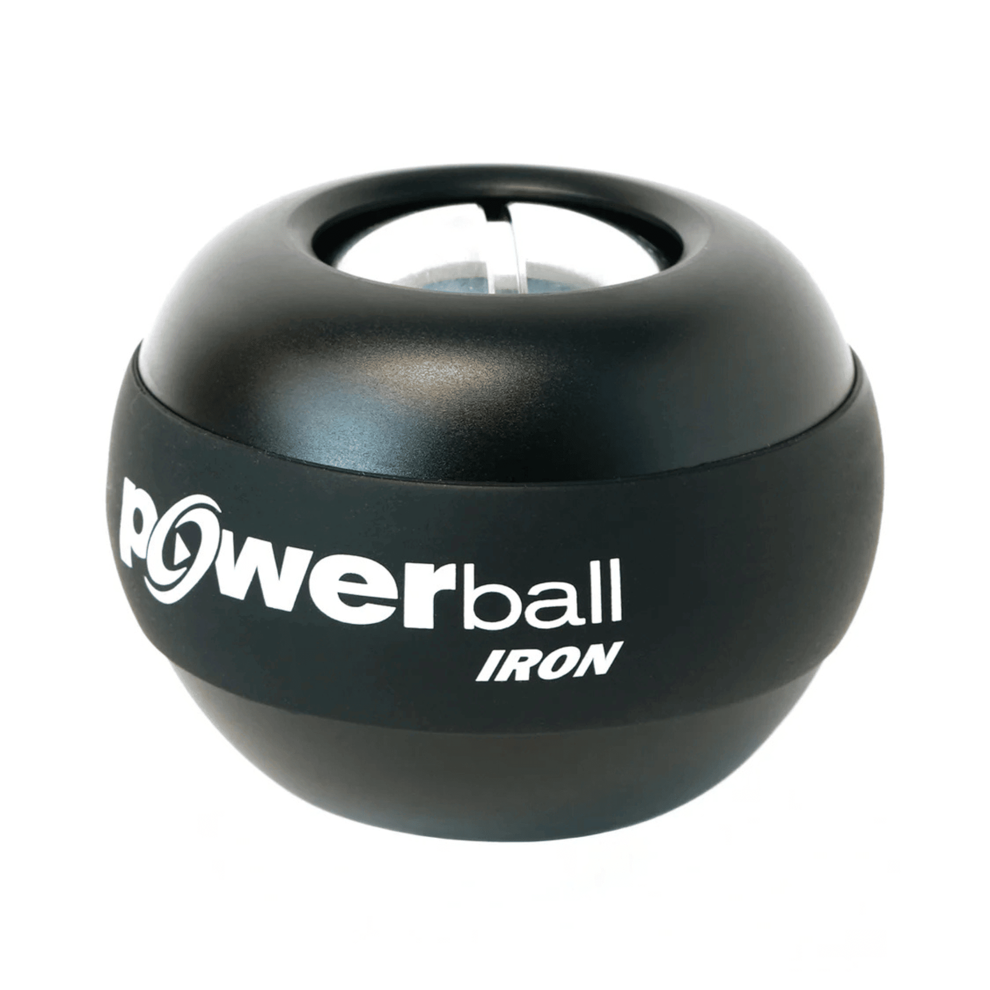 Berry Charmz DFX Powerball IRON forearm muscle builder in black with textured grip and digital display for strength training.