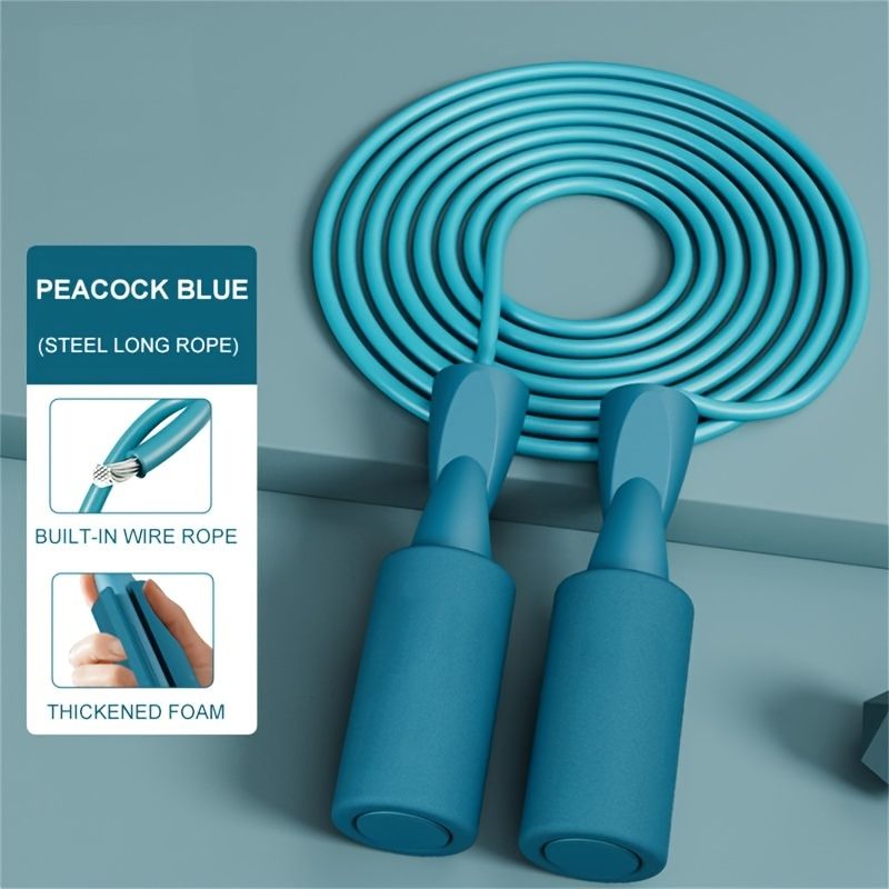 Berry Charmz cordless jump rope for fitness training, featuring built-in wire design, ideal for home gym sports and cardio workouts.
