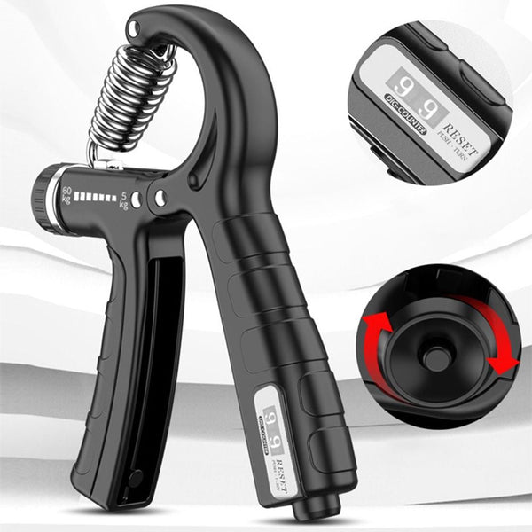 Berry Charmz hand grip strength trainer with adjustable resistance and non-slip grip for effective hand and finger exercise.