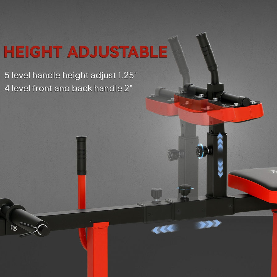Adjustable steel seated calf raise exercise machine with red padding for strength training and gym workouts.