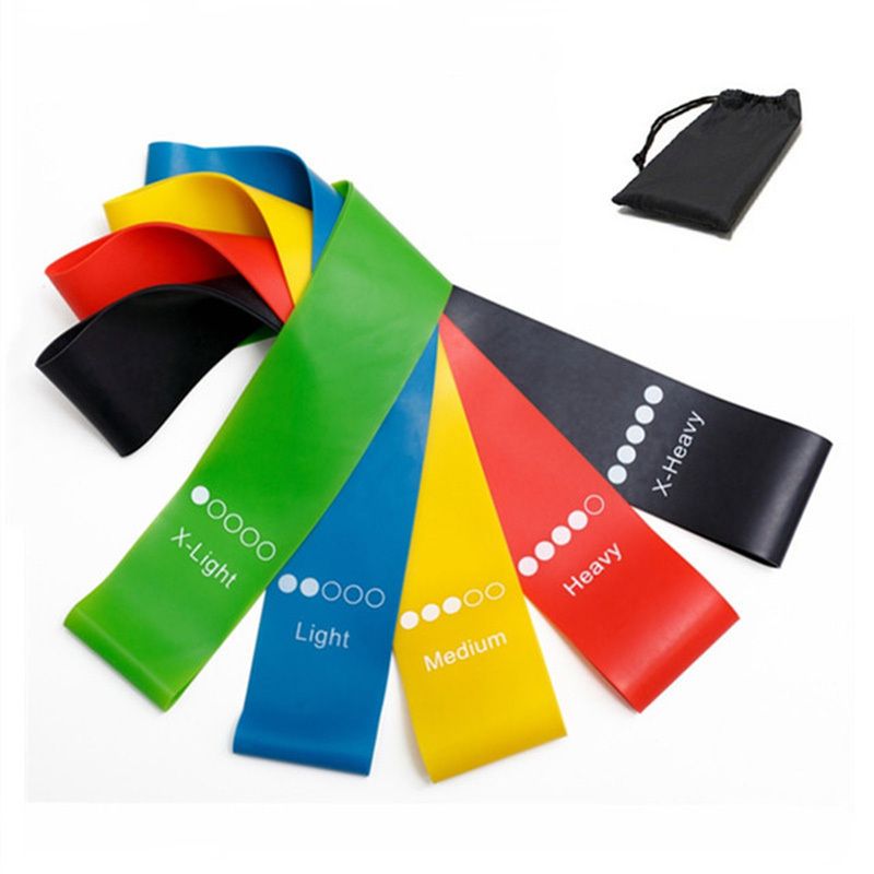 Berry Charmz yoga resistance belt set with elastic stretch bands for leg, thigh, hip, and arm training in outdoor gym or fitness workouts.