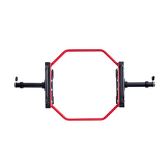 Red Berry Charmz 2-inch hex trap bar with 500 lbs capacity for weightlifting, deadlifts, squats, and strength training at home gym