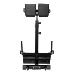 Berry Charmz Roman Chair Hyperextension Bench for glutes, hamstrings, and lower back workouts in a home gym setting.