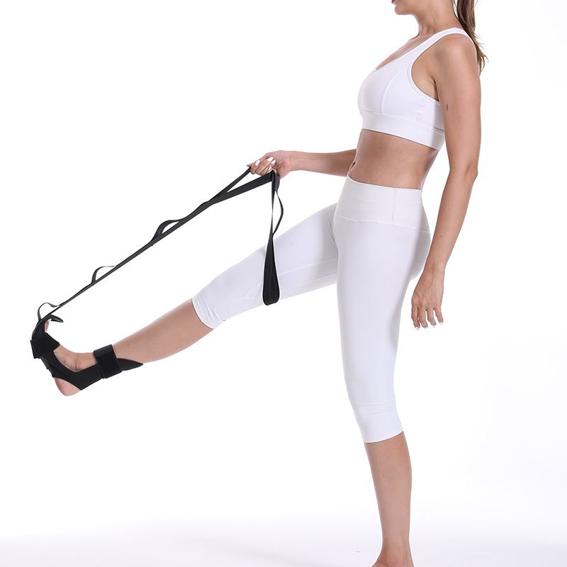 Berry Charmz yoga stretch resistance band for fitness indoor training, shown coiled on a white background.