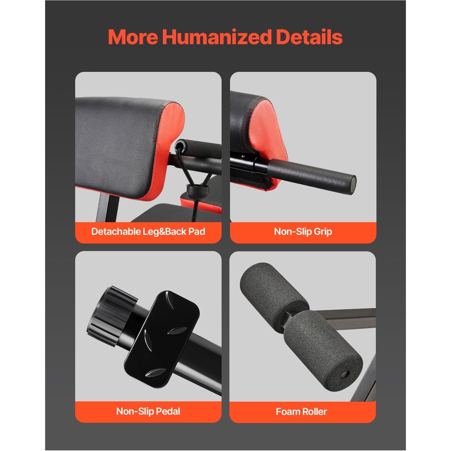 Berry Charmz multi-functional weight bench for full body workout, featuring adjustable, foldable design with hyperextension and sit-up capabilities.