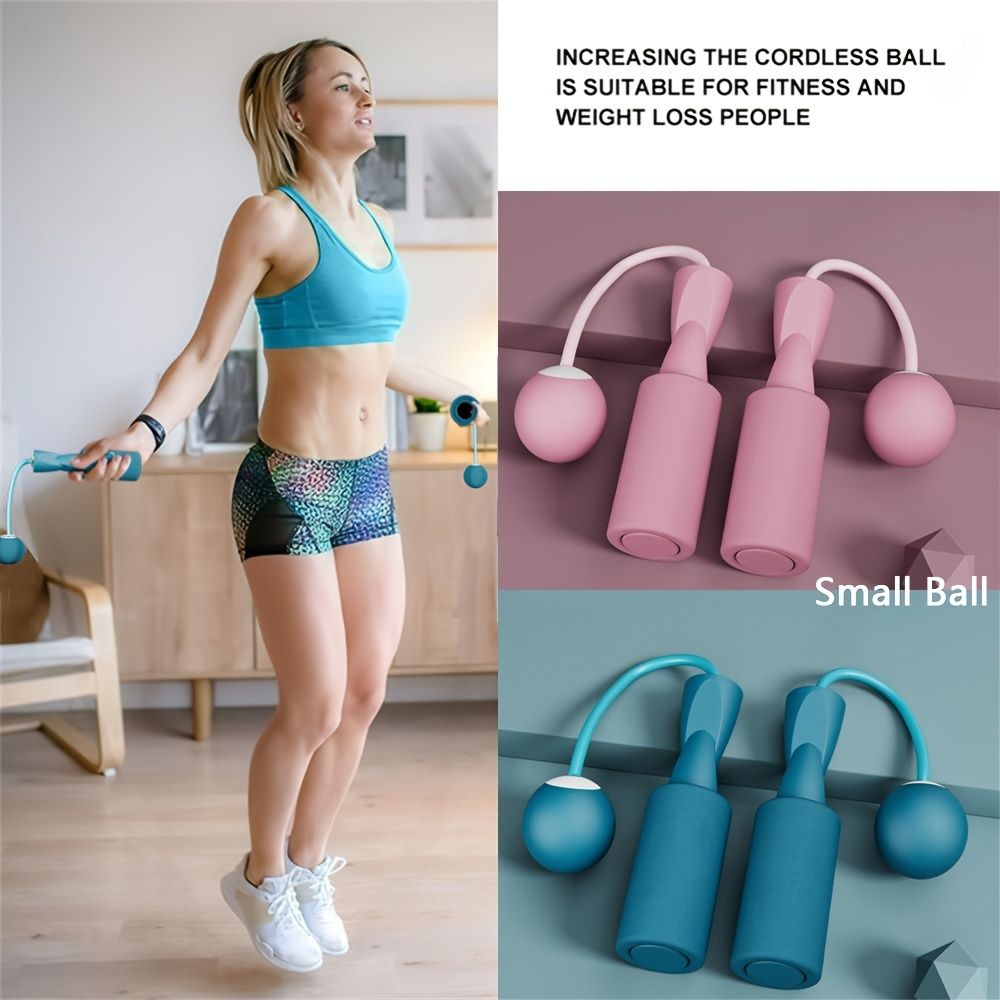 Berry Charmz cordless jump rope for fitness training, featuring built-in wire design for home gym sports and skipping exercises.