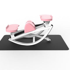 Berry Charmz lateral stepper machine with resistance bands, anti-slip mat, and LCD monitor for home cardio workouts.