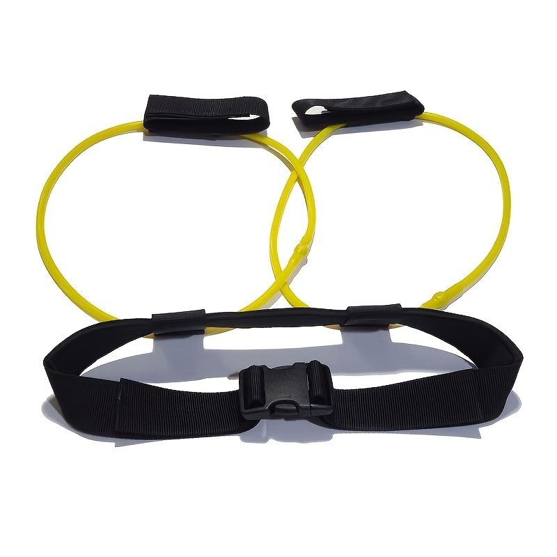Berry Charmz exercise bounce trainer with slip-on resistance band for home fitness training, showcasing the compact fitness equipment.