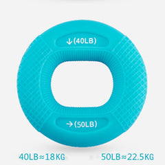 Berry Charmz 40-80LB hand grip strength ring for muscle training, silicone fitness finger ring, carpal expander for body building.