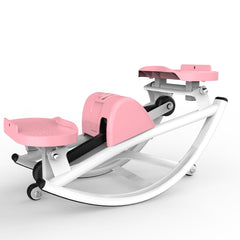 Berry Charmz lateral stepper machine with resistance bands, anti-slip mat, LCD monitor, designed for home workout and cardio exercise.