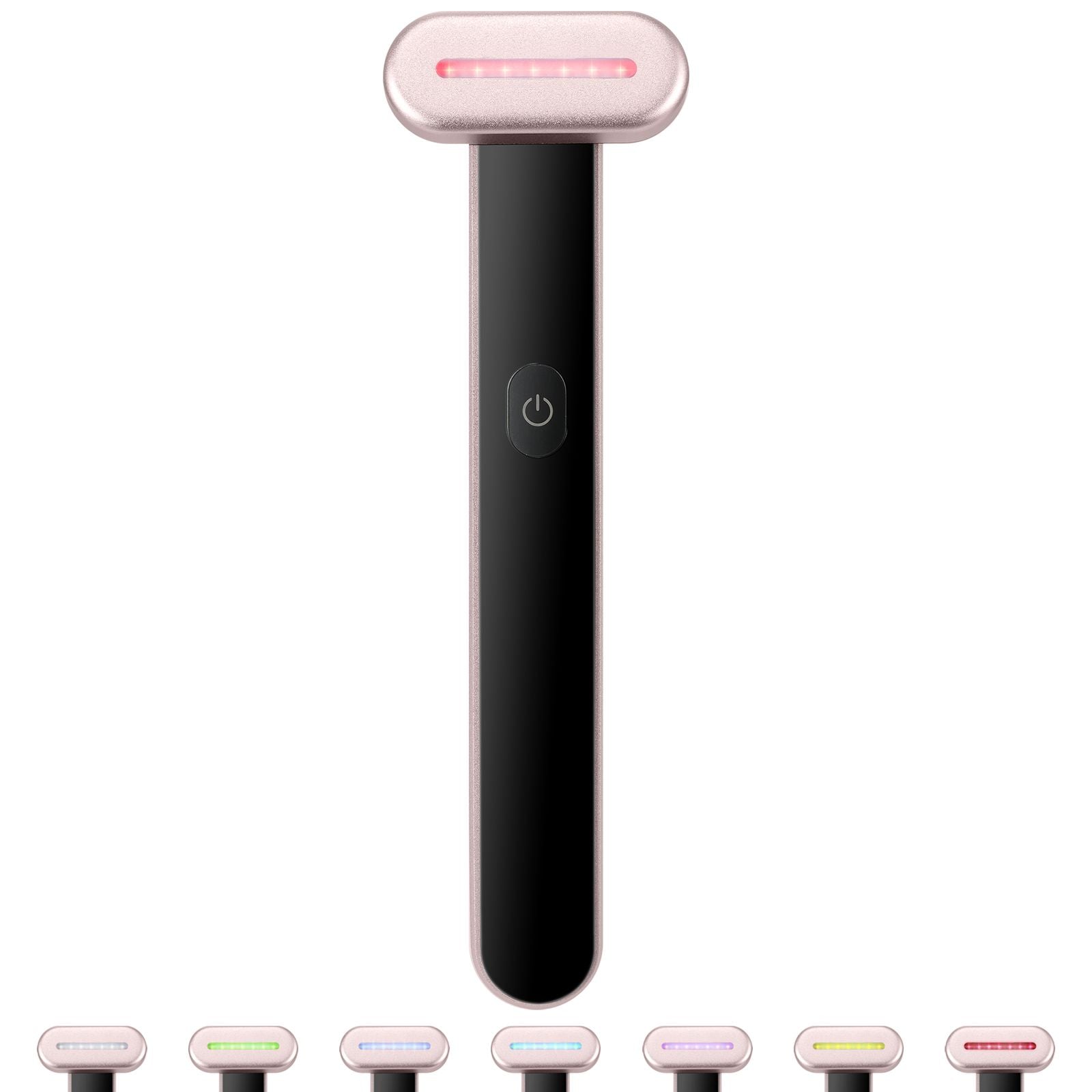 Red Light Therapy Wand for face and neck with 7-color LED lights, heating, microcurrent, and vibrating massage from Berry Charmz