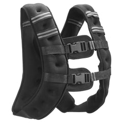 Berry Charmz 16 lbs weighted vest with reflective stripe, adjustable buckle, for men and women’s strength training, running, and fitness.