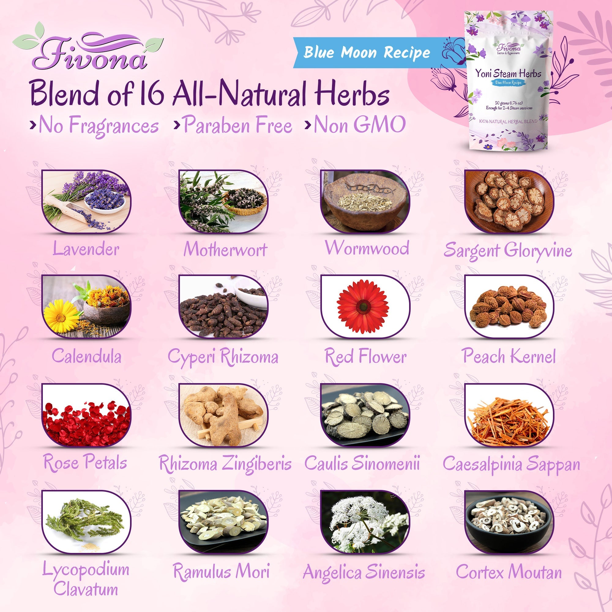 3-in-1 Yoni steaming kit by Fivona.com featuring herbal steam bags and accessories for natural feminine wellness.