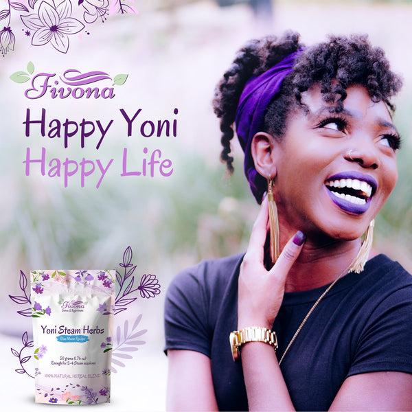 3-in-1 Yoni Steaming Kit by Fivona.com, featuring herbal steam bags and accessories for natural feminine wellness.