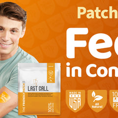 Last Call Patches by Friendly Patch Co, wearable skin supplement for hangover recovery with DHM and milk thistle, 8-pack.