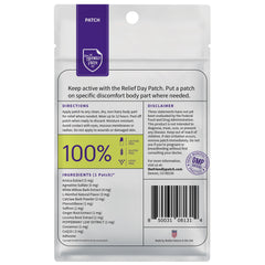Friendly Patch Co Relief Day Pain Patches with arnica and willow bark, 8-pack, for targeted pain relief during the day.