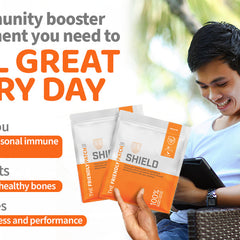 Eight Shield Wellness immunity patches from Friendly Patch Co, wearable skin supplement for immune support, travel-ready.