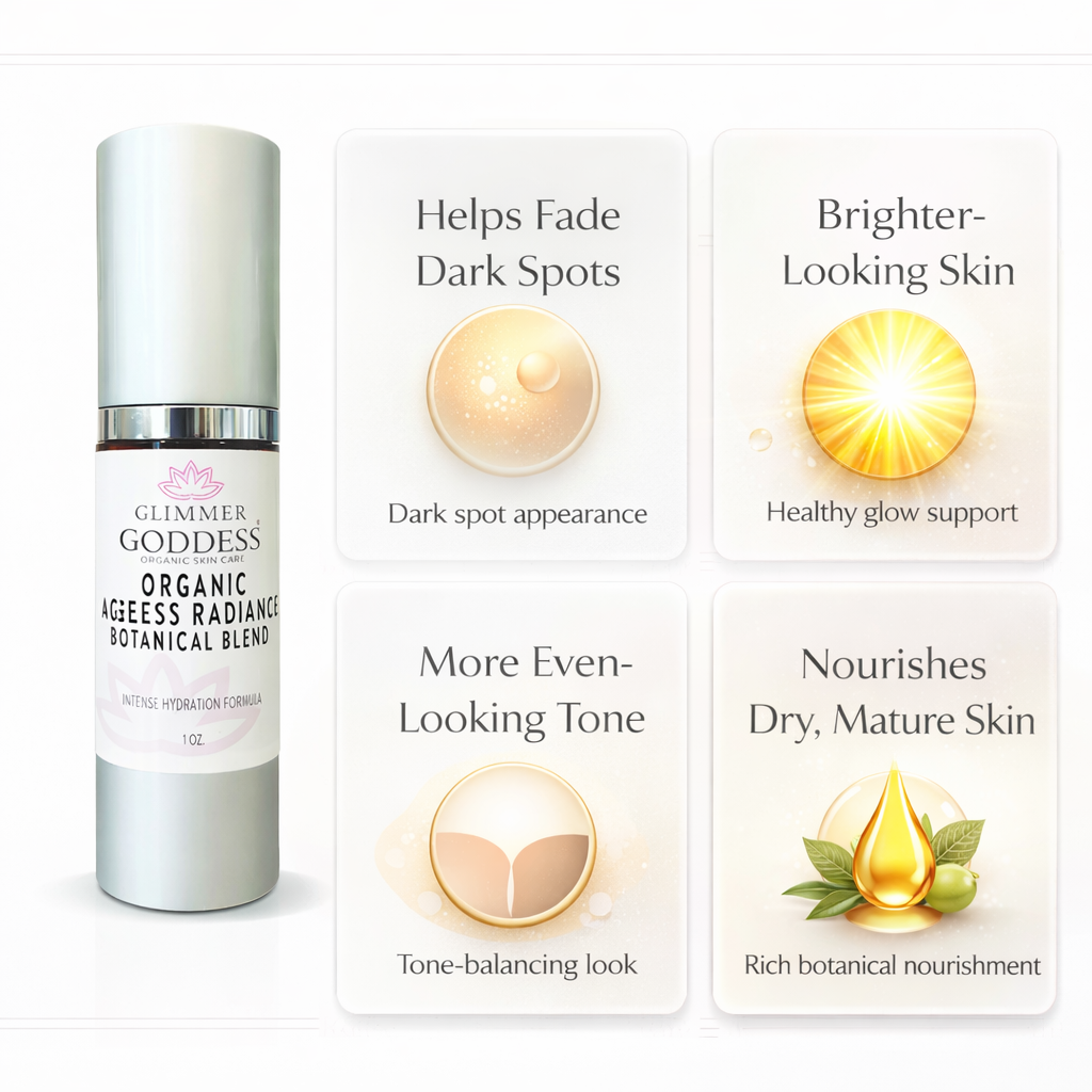 Organic Skin Brightening Serum – Ageless Radiance & Dark Spot Treatment