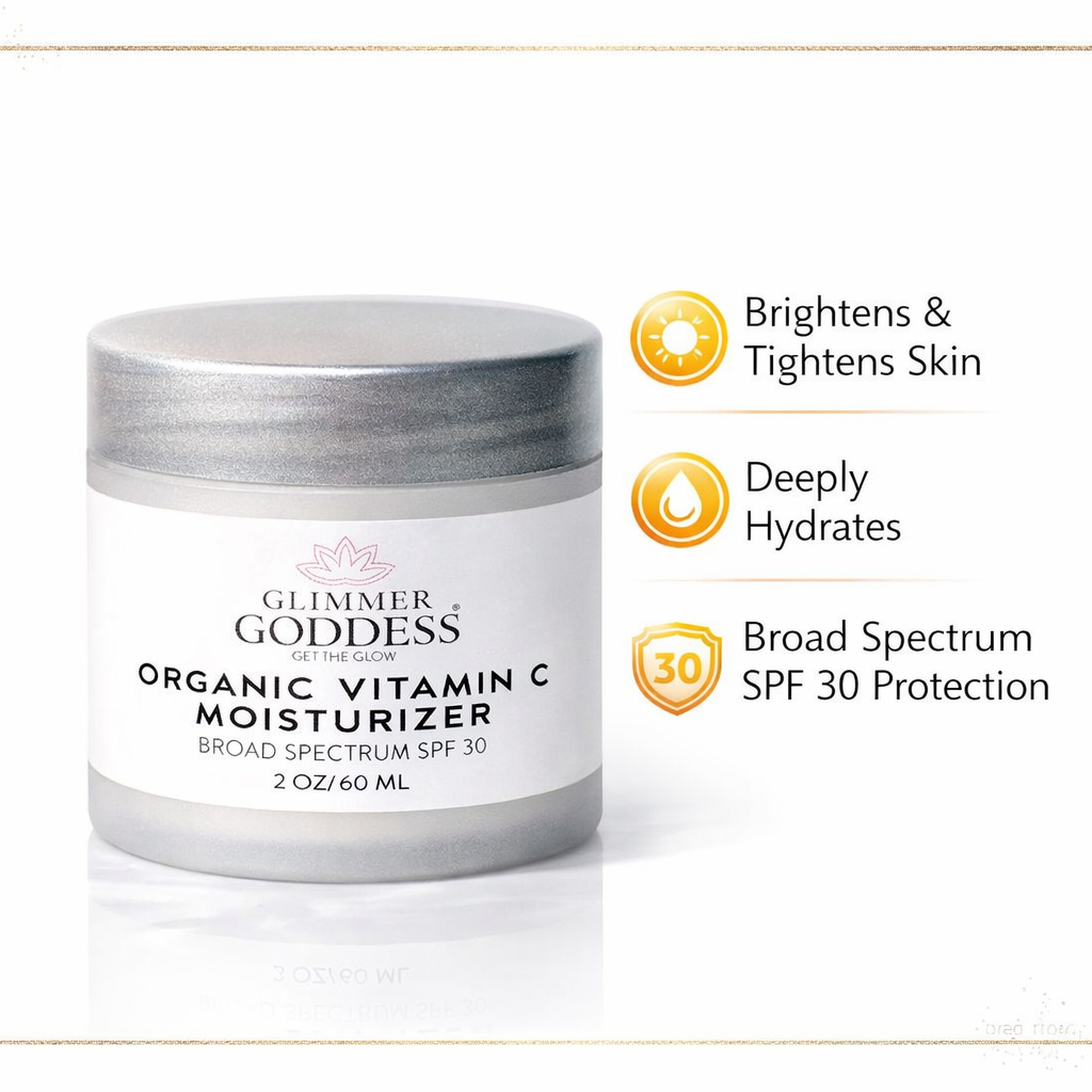 Organic Vitamin C Daily Moisturizer SPF 30 – Brightening Formula
