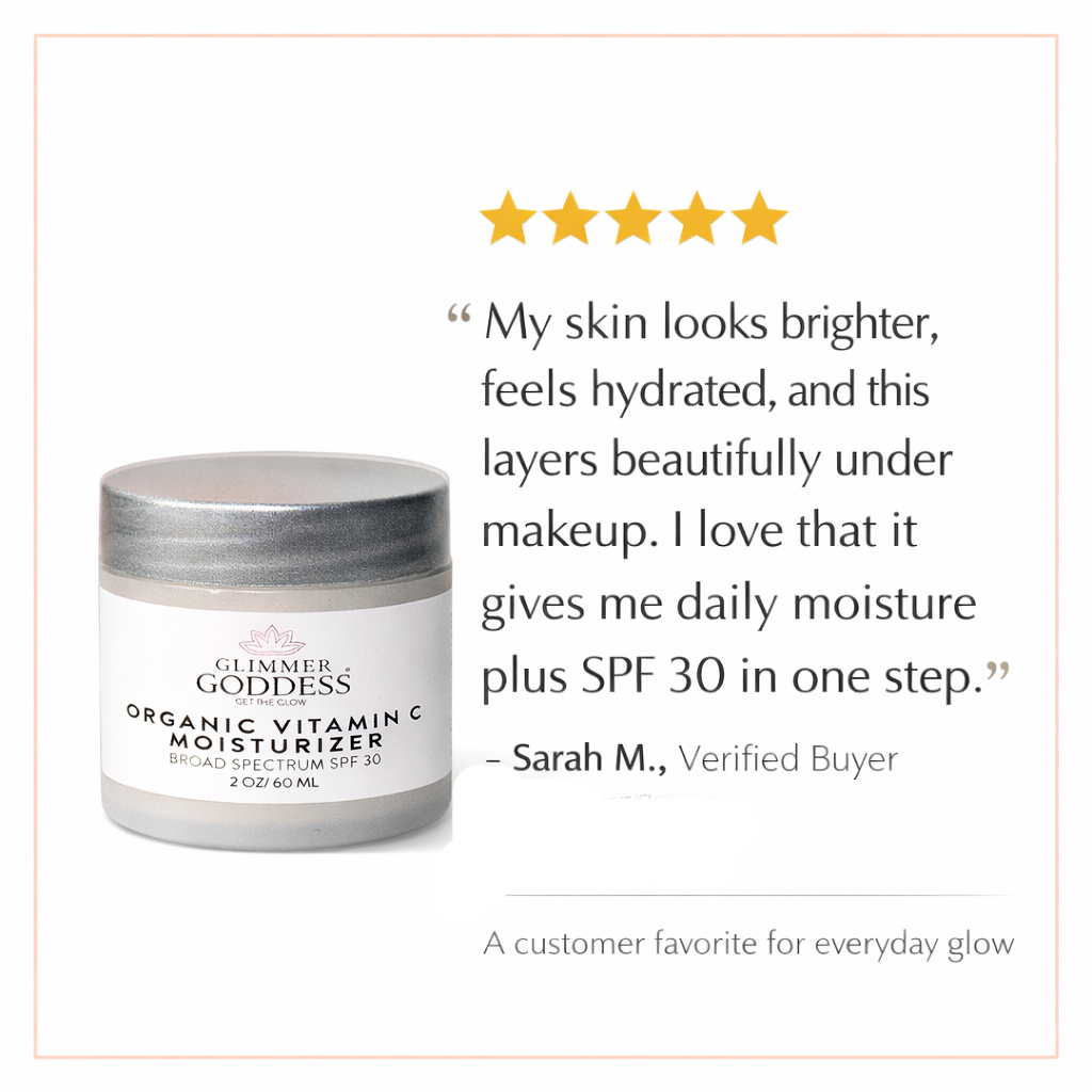 Organic Vitamin C Daily Moisturizer SPF 30 – Brightening Formula