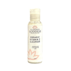 Glimmer Goddess Organic Skin Care Vitamin C Radiance Deluxe Sample Kit in a gift set, featuring skincare products for brightening and radiance.