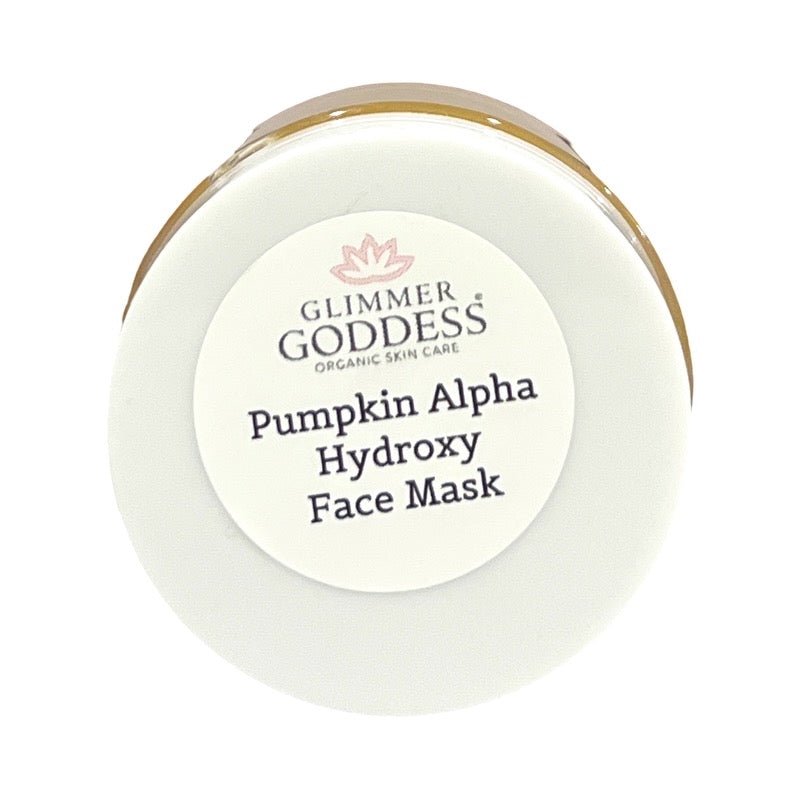 Glimmer Goddess Organic Skin Care Vitamin C Radiance Deluxe Sample Kit in a gift set with skincare products and packaging.