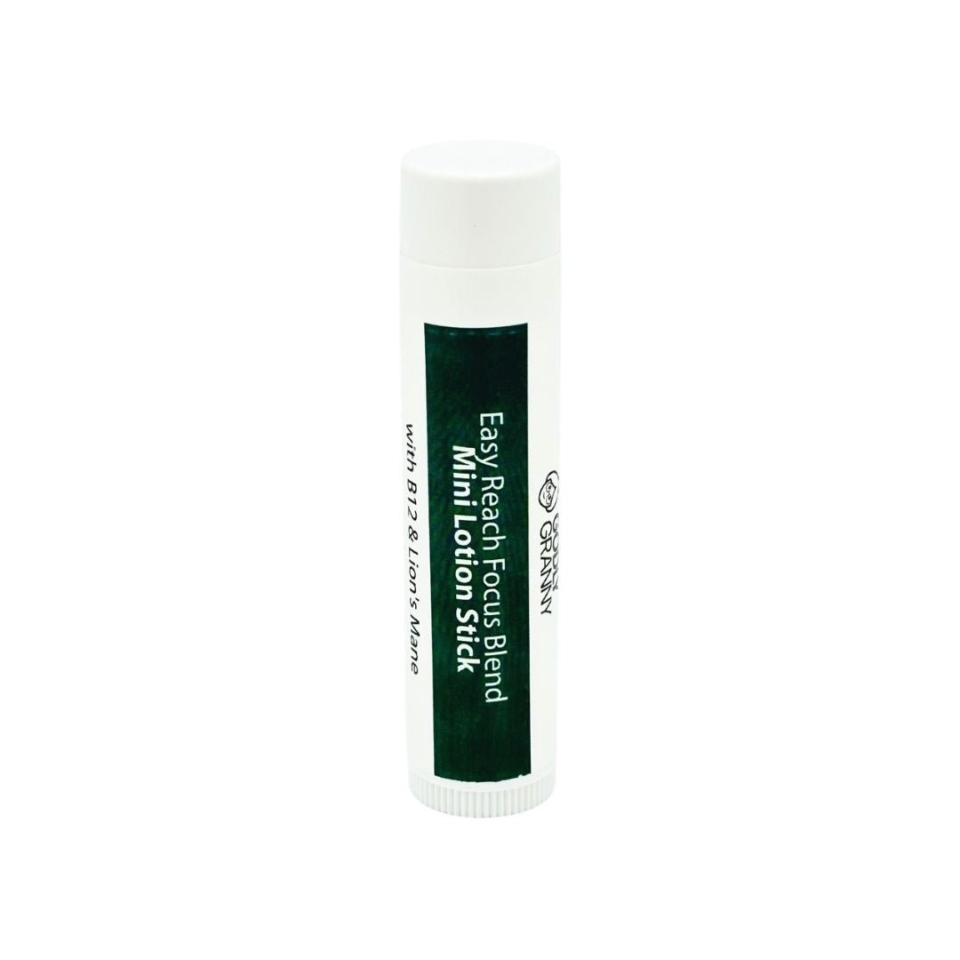 Easy Reach Focus Blend Mini Lotion Stick with B12 + Lion's Mane