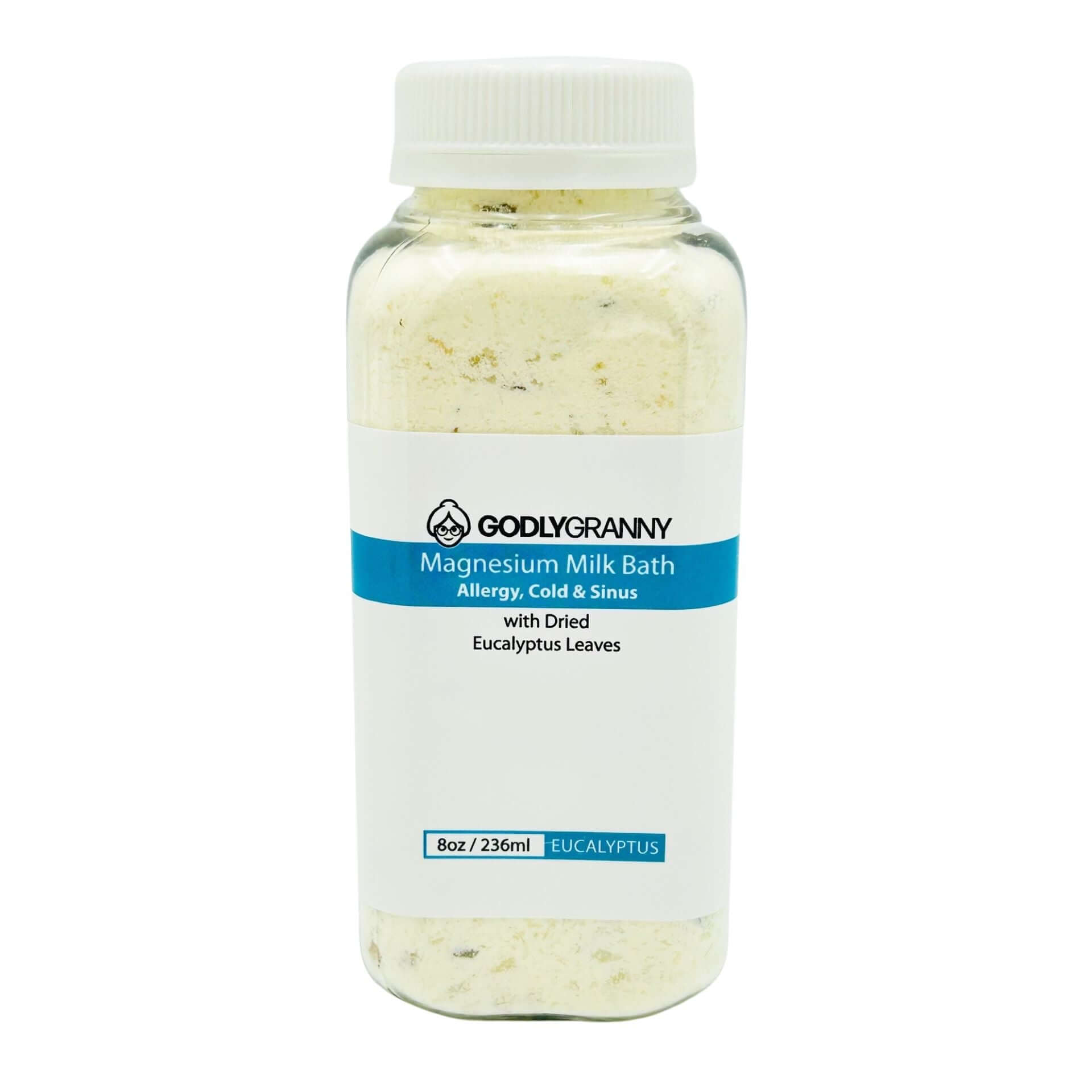 Godly Granny Magnesium Milk Bath Gift Set with 3 blends in a wooden keepsake box, showcasing relaxing bath salts and natural packaging.