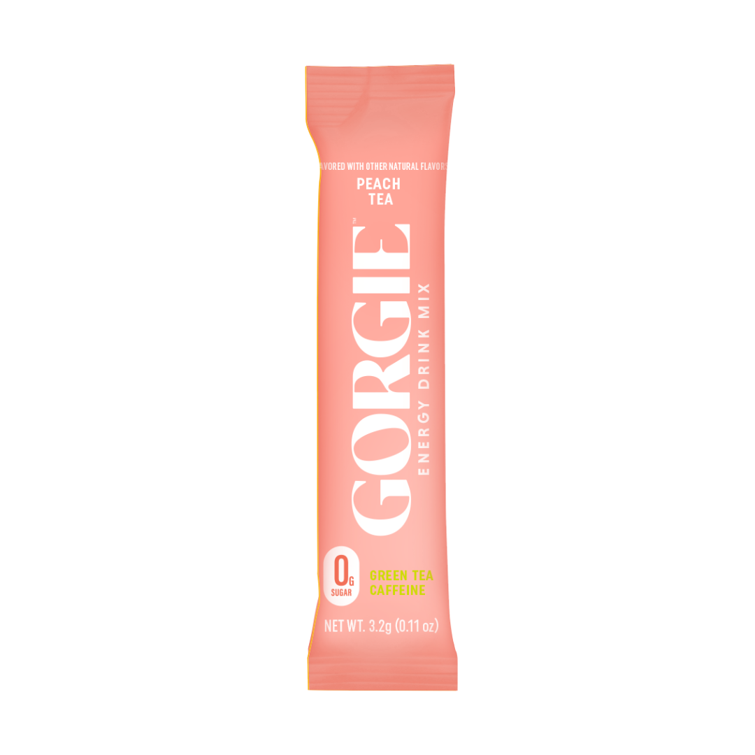 GORGIE Energy Drink Mix Bestsellers Variety Pack with 12 assorted flavors in colorful packaging for quick energy boosts