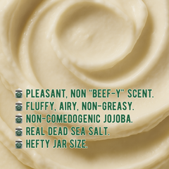 Unscented Dead Sea Magnesium and Tallow Balm jar by Grazly, showcasing the natural balm with a clean, minimalist design.