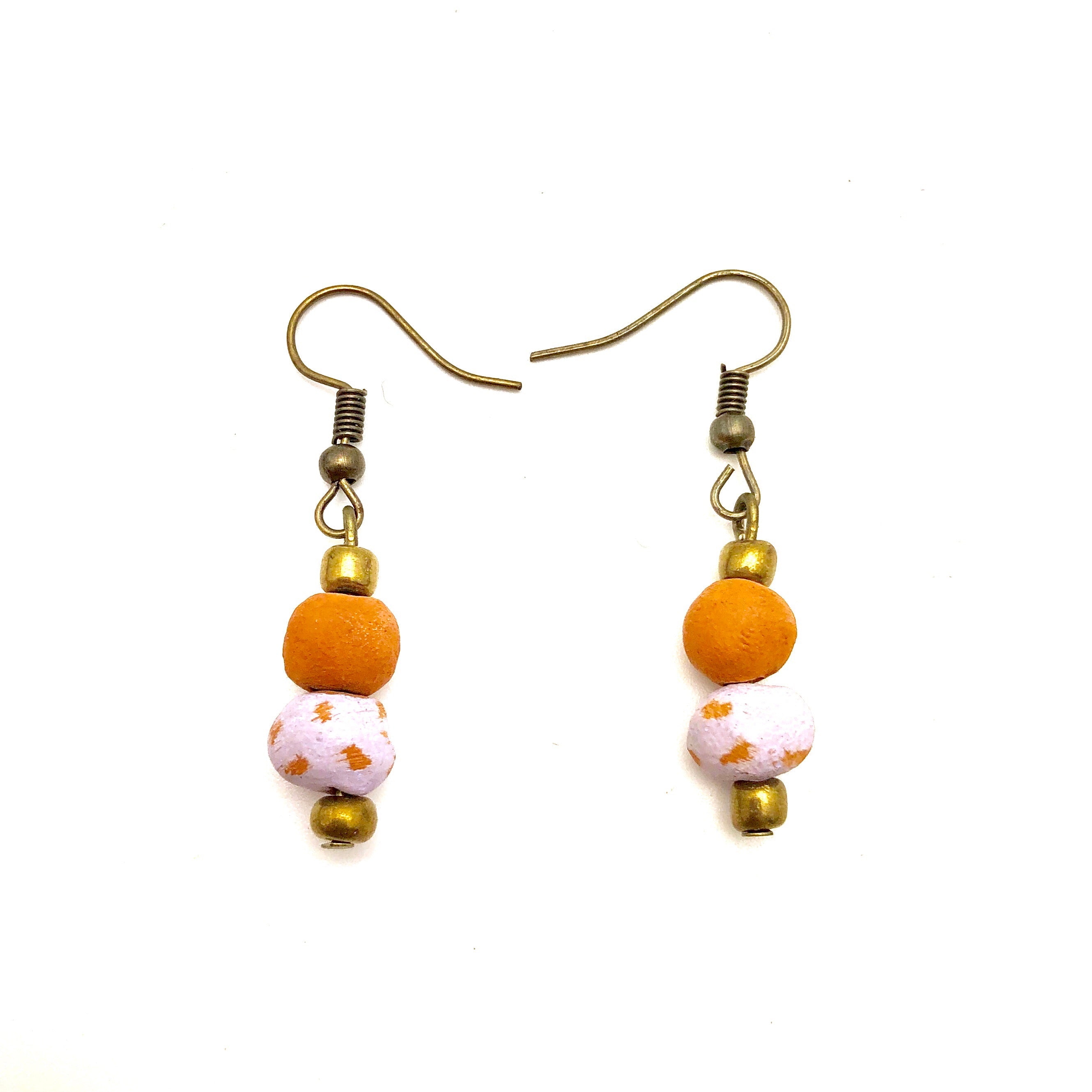Antiqued Aromatherapy Earrings