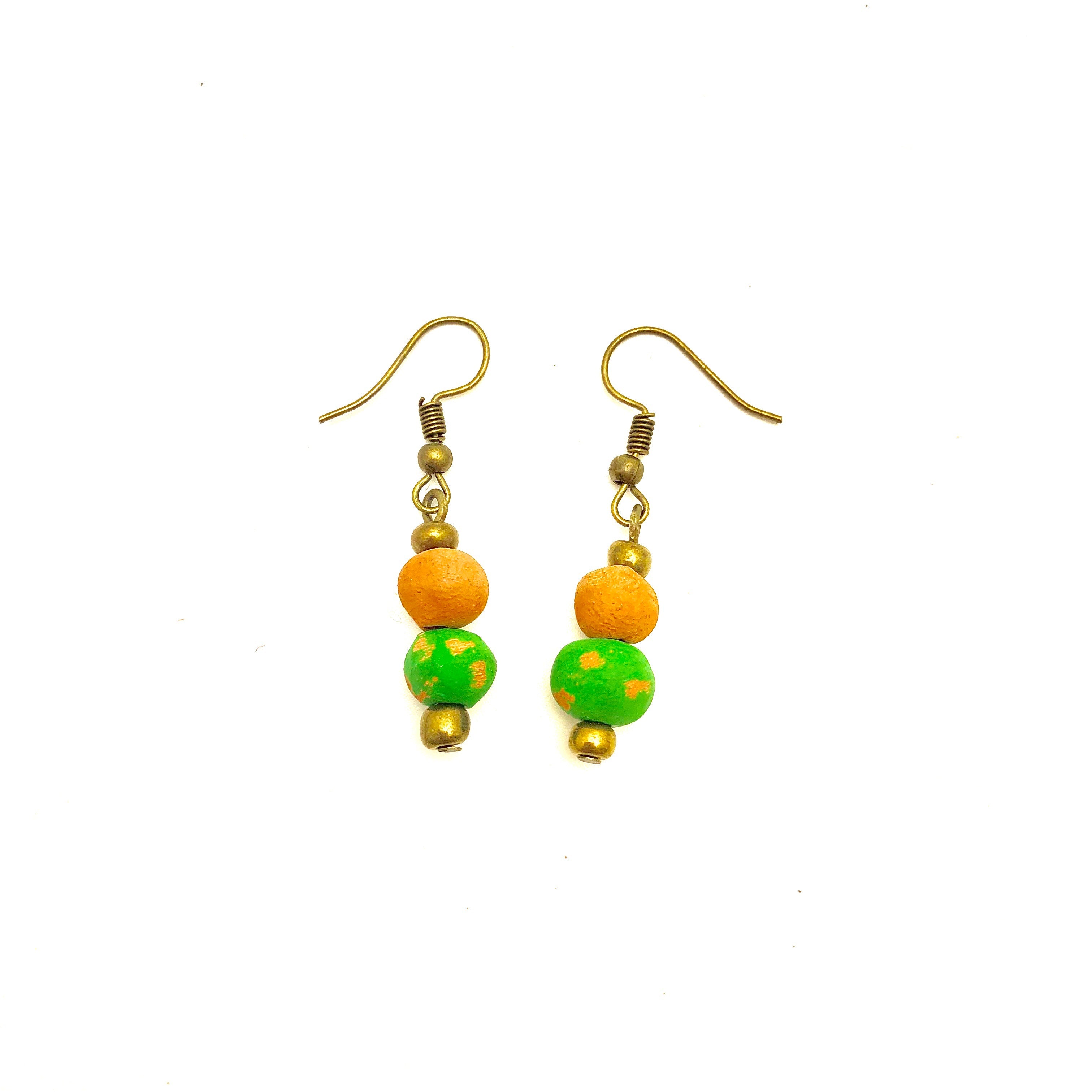Antiqued Aromatherapy Earrings
