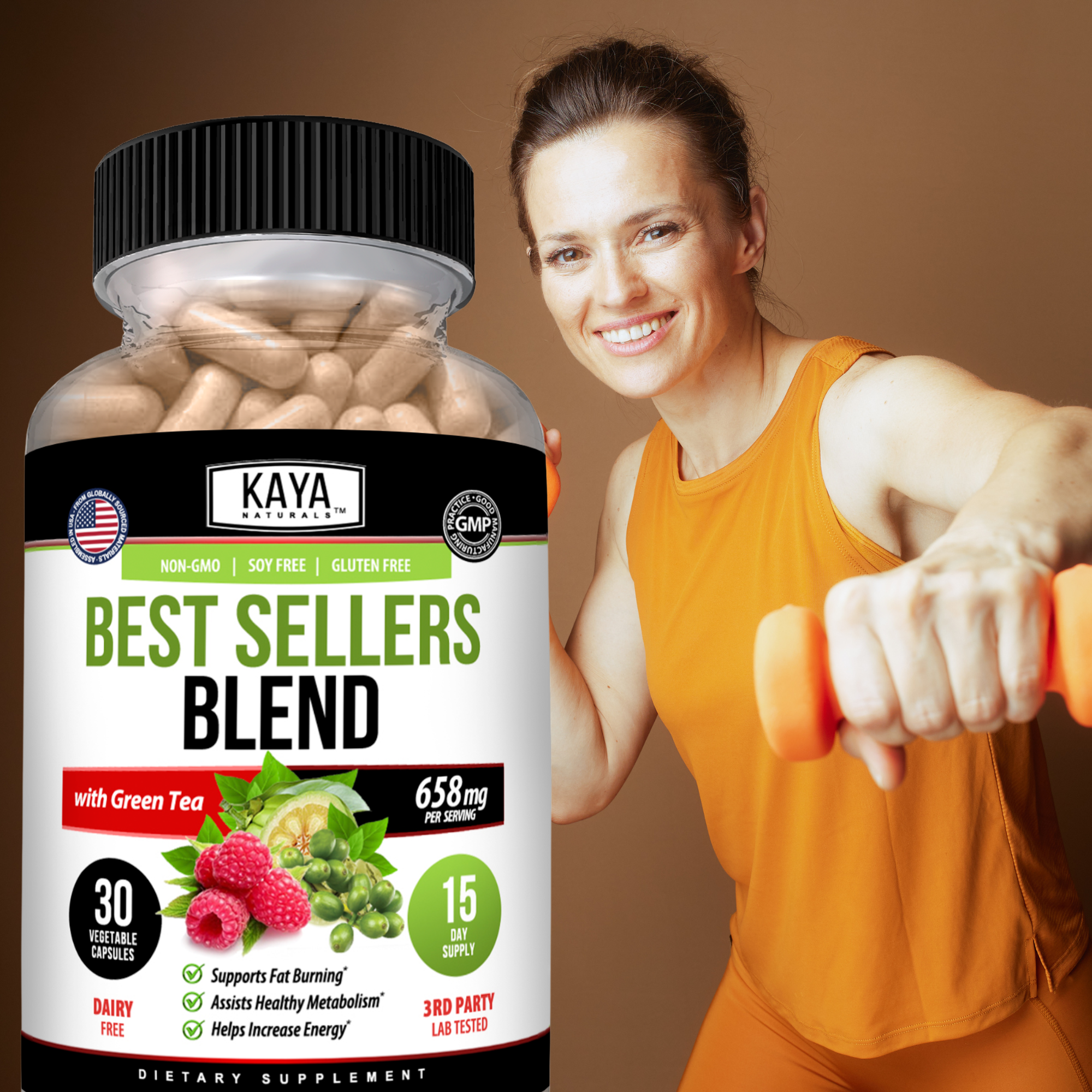 Assorted Kaya Naturals Best Sellers Blend in colorful packaging, featuring a variety of natural tea flavors and herbs.