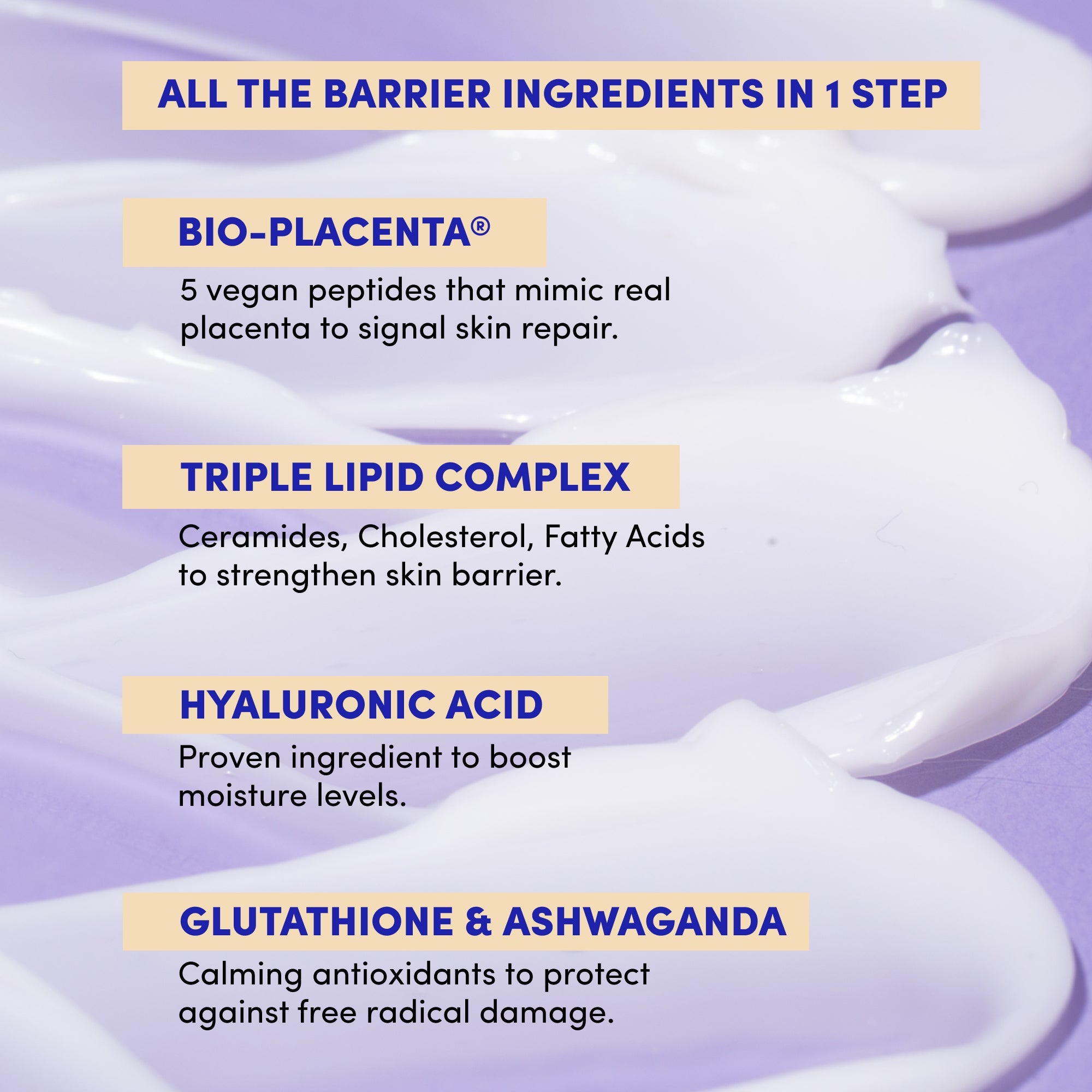 Lion Pose Compound Skinterest Bundle with AHA Serum, Triple Lipid Peptide Cream, and SPF 42 for skincare and sun protection.