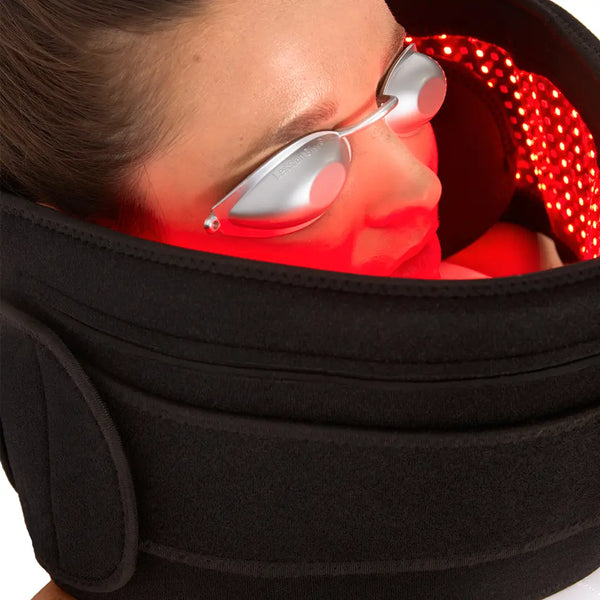 Nushape LipoWrap LED treatment device with flexible wrap for body contouring and fat reduction.