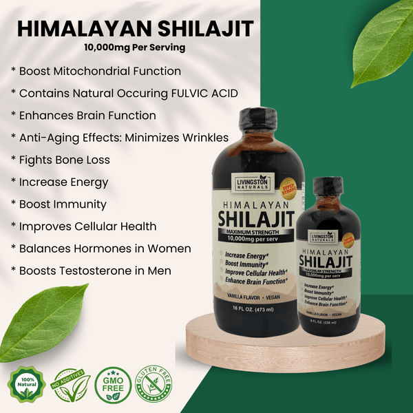 Liquid Himalayan Shilajit by VeggieVerve in a glass dropper bottle, showcasing the dark, thick resin with a natural texture.