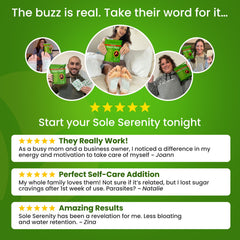 Lure Essentials Sole Serenity Foot Pads with zeolite and botanical ingredients for detox and relaxation.