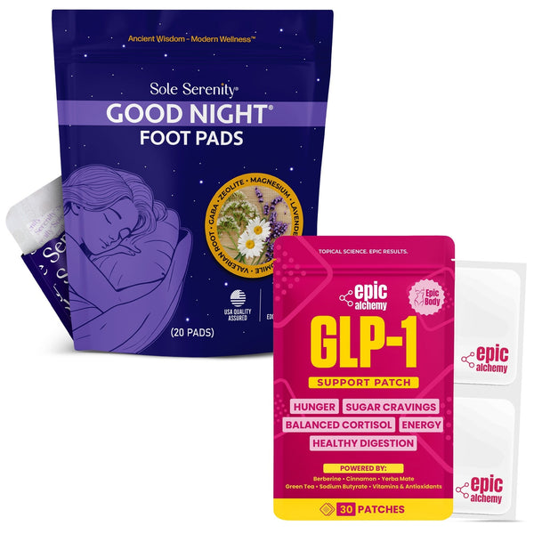 Lure Essentials Sleep & Slim Bundle for wellness and stress relief, featuring natural supplements and relaxation products.