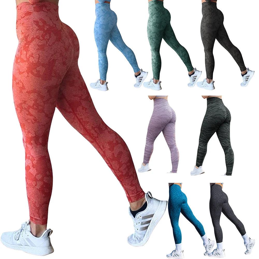 Mandotos women's push-up booty leggings for workout and yoga, featuring a snug fit and sporty design for gym and fitness activities.